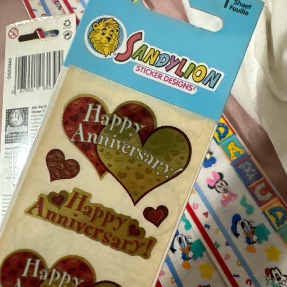 1 pack vintage sandylion stickers brand new in package